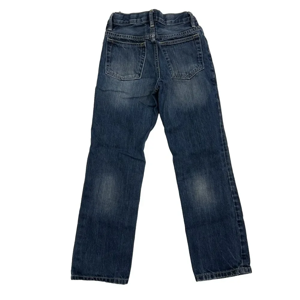 🔥Gap Slim Straight Fit Boys‎ Jeans Sz 10 dark wash blue VGC